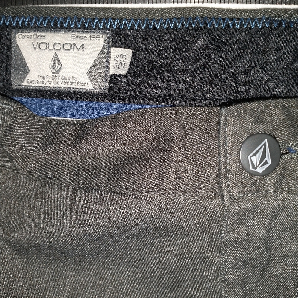 Volcom VMonty pant size 33 charcoal heather 16" inch leg opening